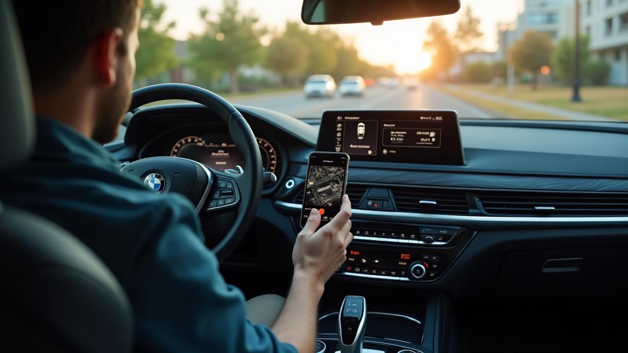 FunkDrive™ in action - Modern car entertainment system with wireless CarPlay display